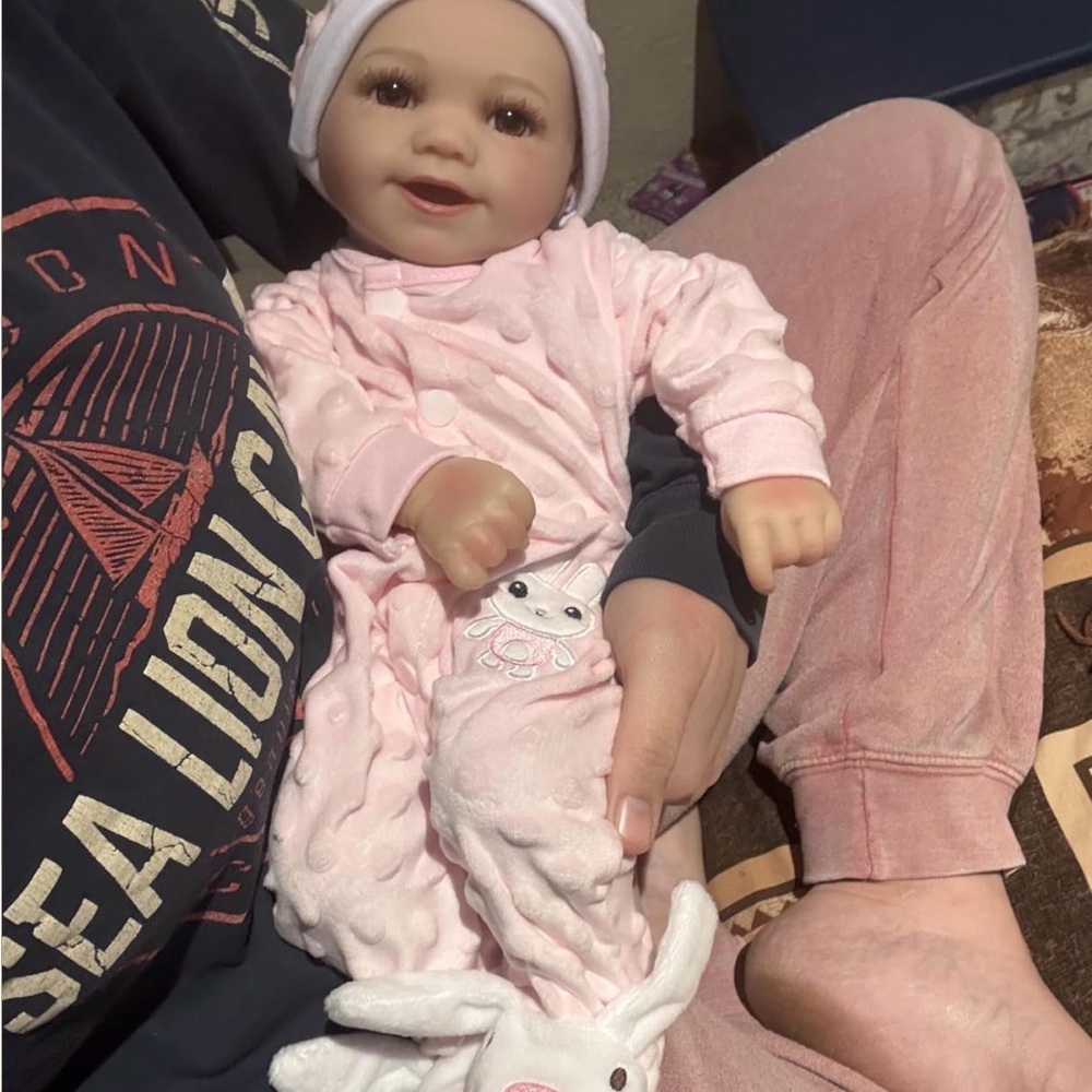 Adorable baby girl  Baby doll bunny suit